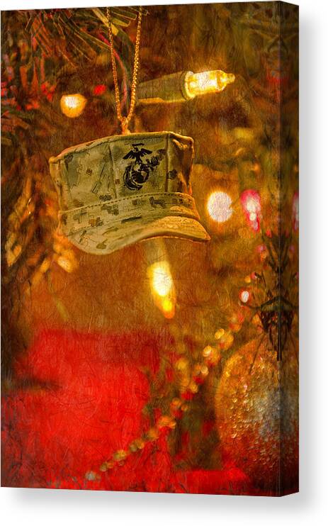 Christmas Canvas Print featuring the photograph Christmas Cover by Susan McMenamin