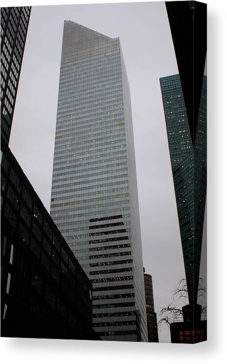  Canvas Print featuring the photograph Citicorp Building by Steve Breslow