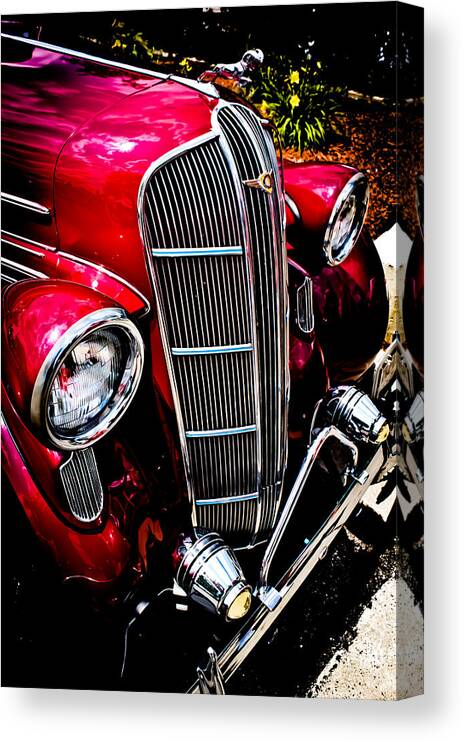 Classic Dodge Brothers Automobiles Photographs Canvas Print featuring the photograph Classic Dodge Brothers Sedan by Joann Copeland-Paul