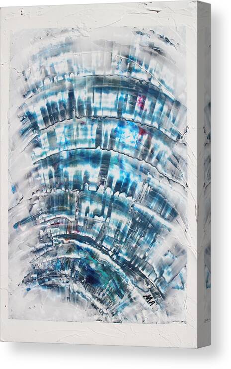 Abstract Canvas Print featuring the painting Coliseum by Madeleine Arnett