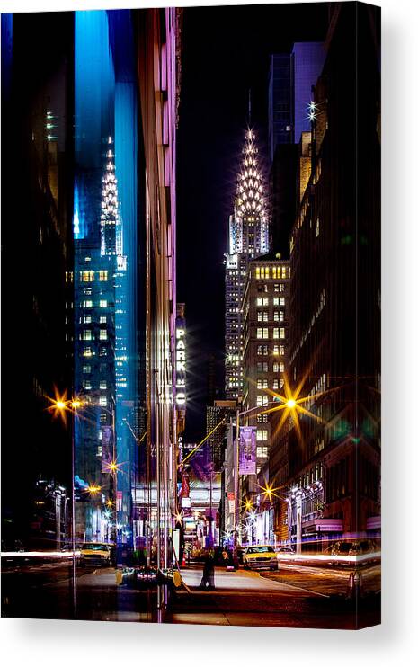 New Canvas Print featuring the photograph Color of Manhattan by Az Jackson