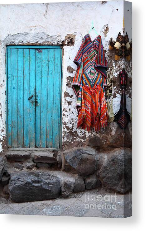 Peru Canvas Print featuring the photograph Colours of Peru by James Brunker