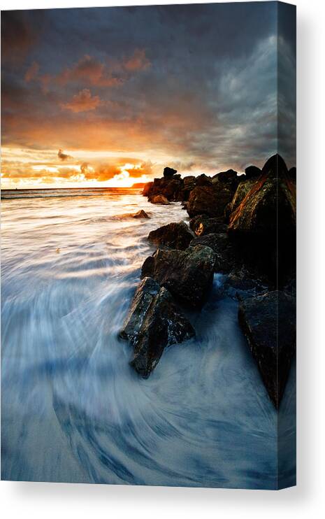 Sea Canvas Print featuring the photograph Coronet by Ryan Weddle