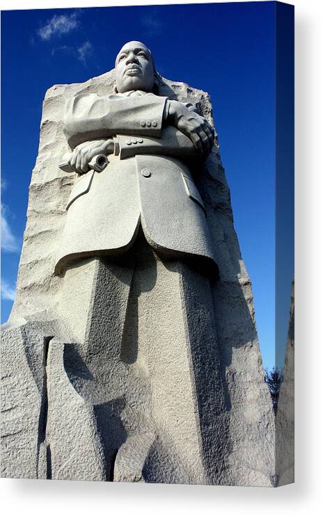 Martin Luther King Canvas Print featuring the photograph Courage by Suzanne Stout