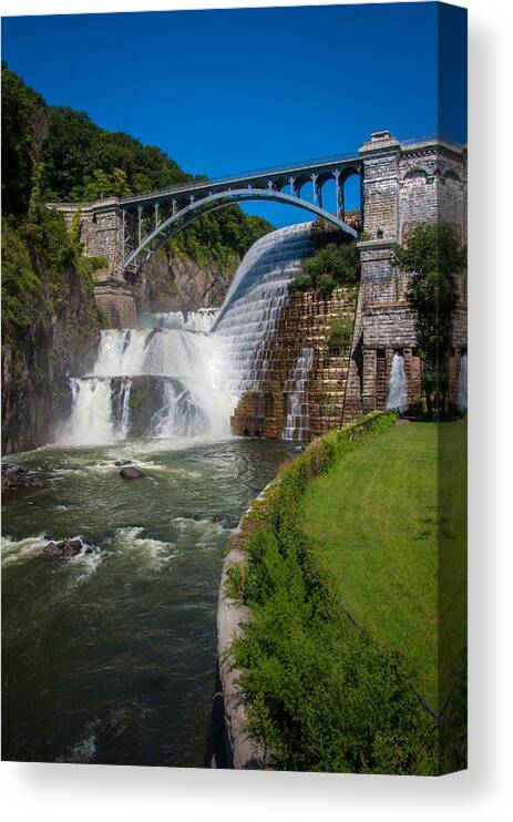Croton Dam Canvas Print featuring the photograph Croton Dam 1 by Frank Mari