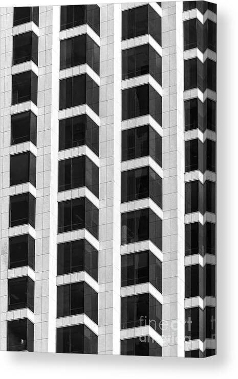 Dallas Canvas Print featuring the photograph Dallas Windows 2 by Bob Phillips