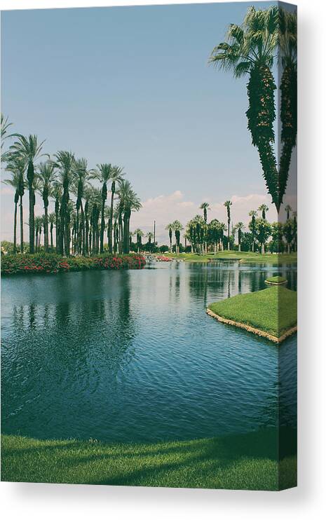 Palm Desert Canvas Print featuring the photograph Deep Breath and Sigh by Laurie Search