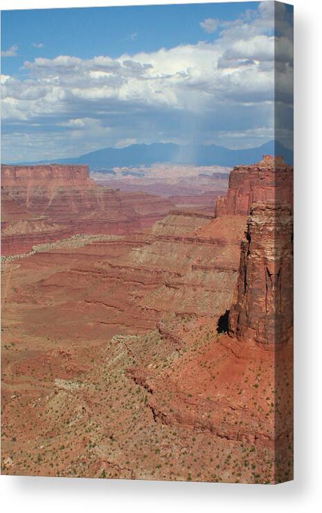 Canyonlands National Park Canvas Print featuring the photograph Desert Rain by Jon Emery