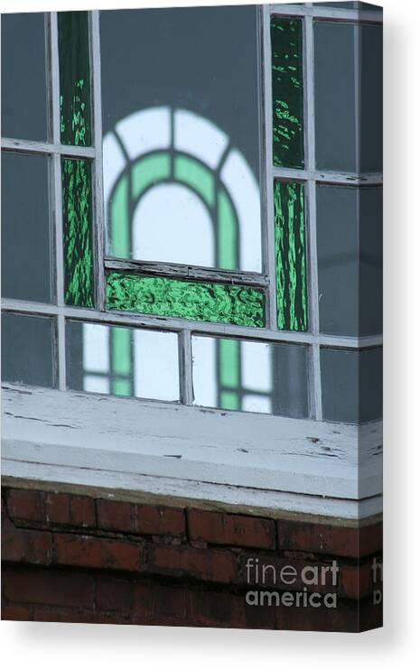 Building Canvas Print featuring the photograph Details in Green at St. John by Jennifer Alba
