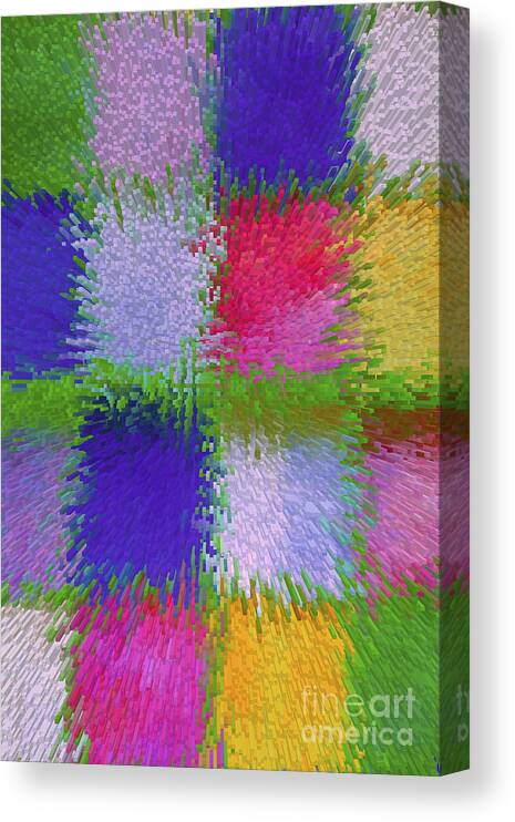 Patchwork Canvas Print featuring the photograph Digital Patchwork by Diane Macdonald