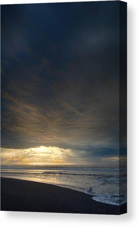 Overcast Canvas Print featuring the photograph Distant hope by Digiblocks Photography