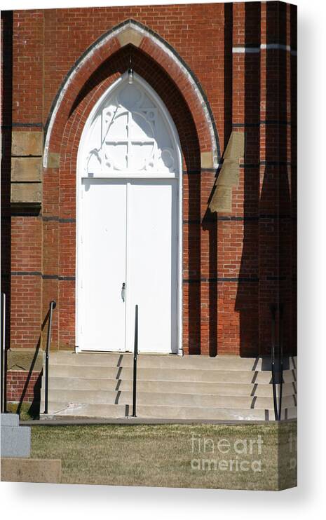 Charlottetown Canvas Print featuring the mixed media Door to Heaven by Art MacKay