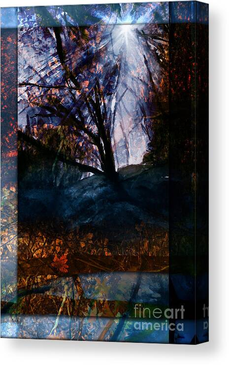 Light Canvas Print featuring the painting Dreaming of Fall by Allison Ashton