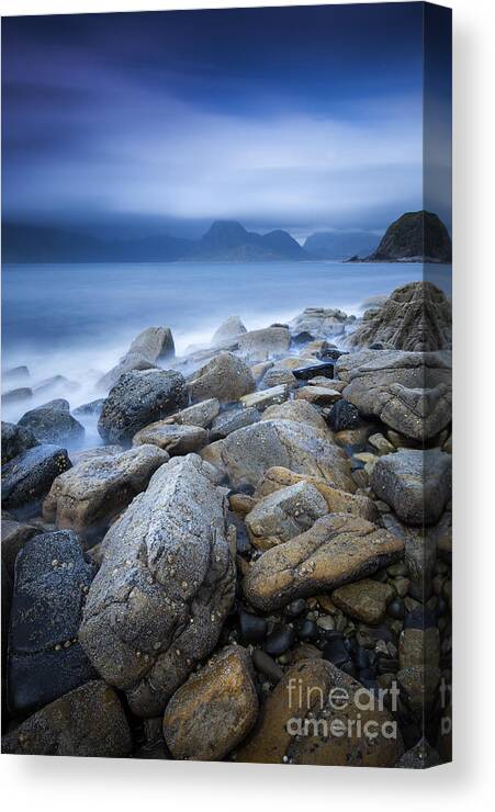 Coast Canvas Print featuring the photograph Exquisite Elgol by David Lichtneker