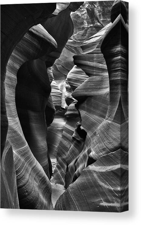 Sandstone Canvas Print featuring the photograph Faces in the Walls by Darren White