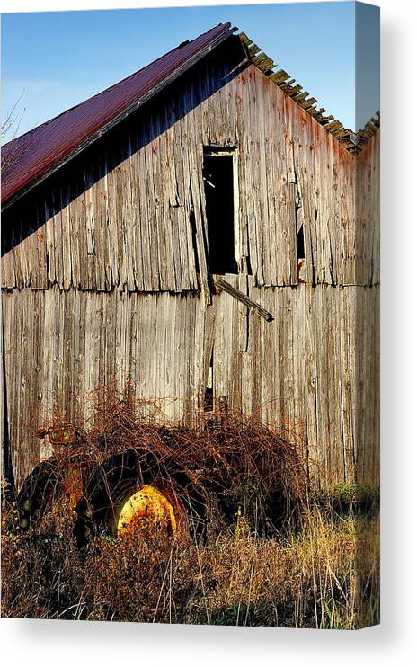 Barn Canvas Print featuring the photograph Fail to Notice by Randy Pollard
