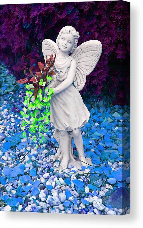 Fairy Canvas Print featuring the photograph Fantasy Fairy by Aimee L Maher ALM GALLERY