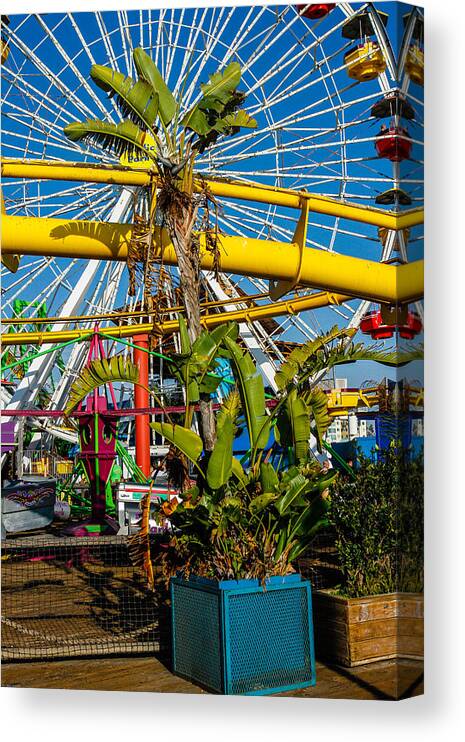 Ferris Wheel Canvas Print featuring the photograph Ferris Wheel by Robert Hebert