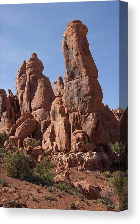 Scenics Canvas Print featuring the photograph Fiery Furnace by John Elk