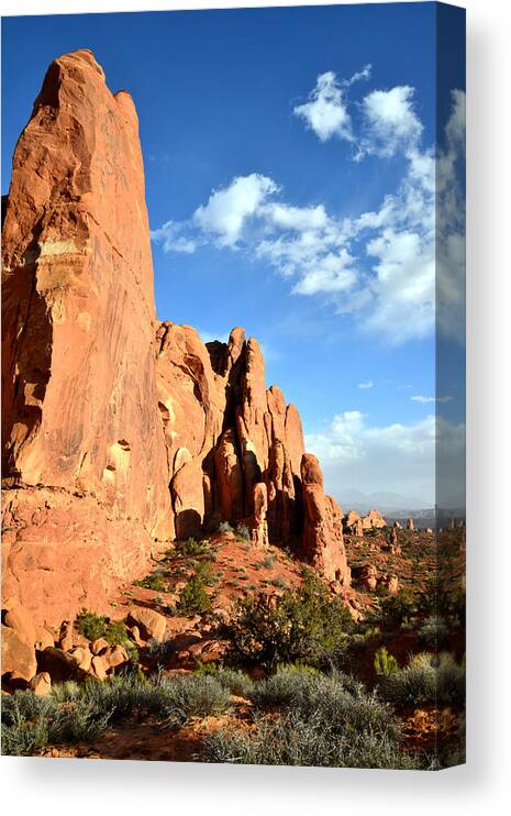 Fiery Furnace Canvas Print featuring the photograph Fiery Furnace Sunset by Ray Mathis