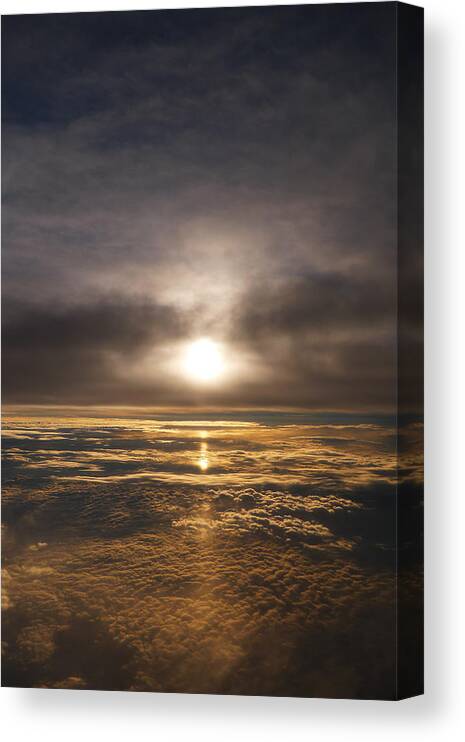 Sunset Canvas Print featuring the photograph Five and a Half mile Sunset by Richard Reeve