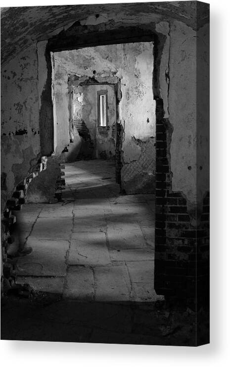 Fort Warren Canvas Print featuring the photograph Fort Warren by Jeff Heimlich