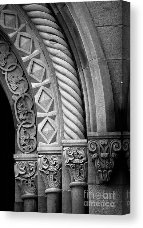 America Canvas Print featuring the photograph Four Arches by Inge Johnsson