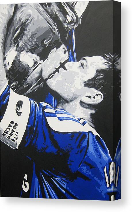 FRANK LAMPARD CHELSEA Framed A4 Canvas Tribute Print  Signed 