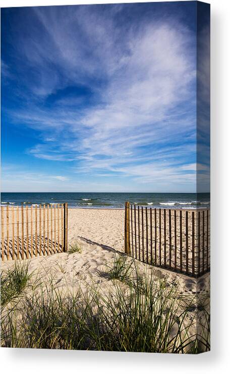 Beach Canvas Print featuring the photograph Gateway to Serenity Myrtle Beach SC by Stephanie McDowell