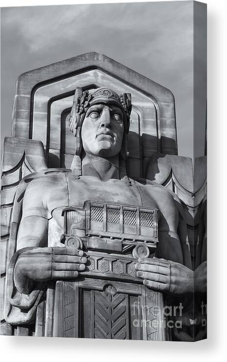 Clarence Holmes Canvas Print featuring the photograph Guardian of Traffic II by Clarence Holmes