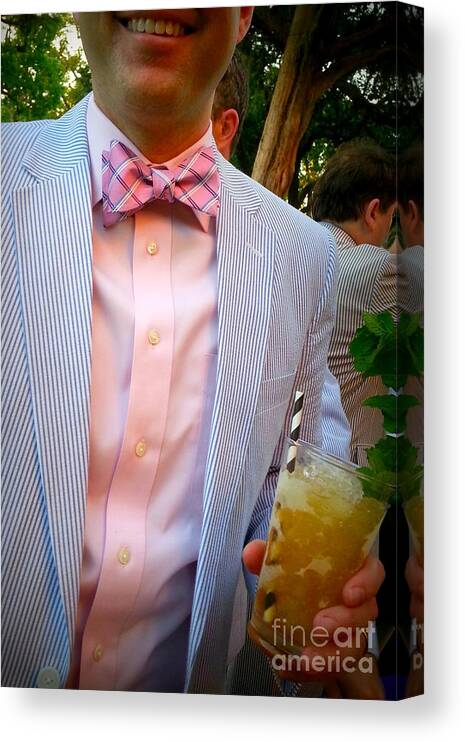 Bow Tie Canvas Print featuring the photograph Gentleman by Valerie Reeves