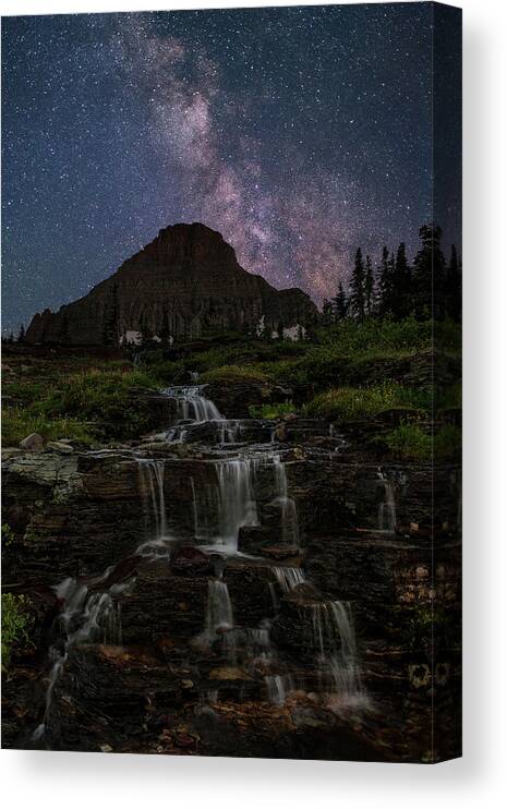 Tranquility Canvas Print featuring the photograph Glacier Milk by Aaron Meyers