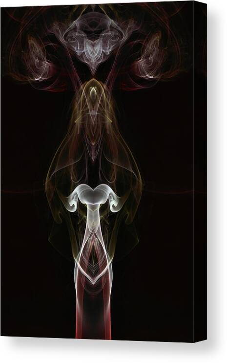 Smoke Art Canvas Print featuring the photograph God and Goddess by Mike Farslow
