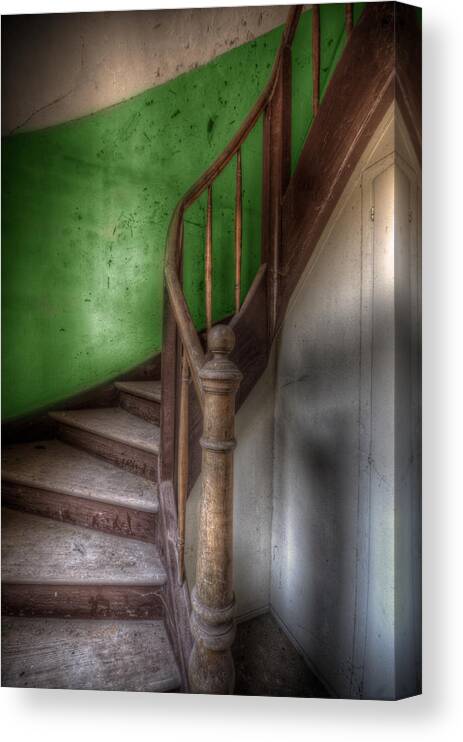 Urbex Canvas Print featuring the digital art Going Green by Nathan Wright