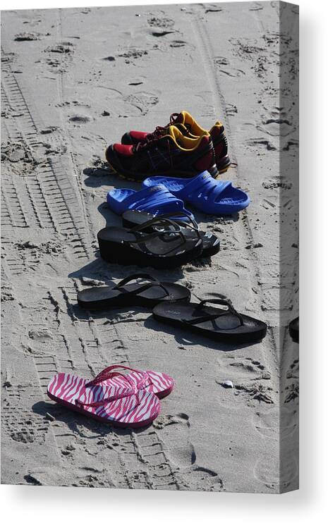 Gone Swimming Canvas Print featuring the photograph Gone Swimming by Vadim Levin
