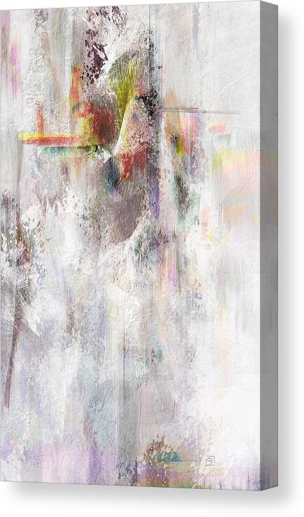 Abstract Canvas Print featuring the painting Greenland Riches by Jean Moore