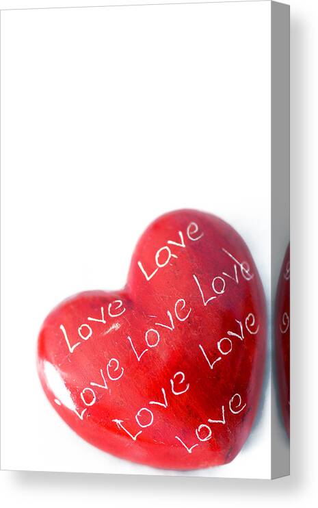 Love Canvas Print featuring the photograph Heart of Stone 2 by Paul Lilley