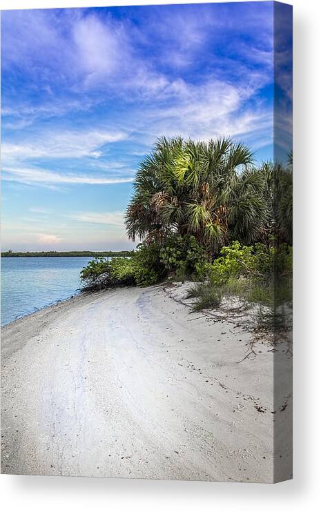 Clouds Canvas Print featuring the photograph Hidden Cove by Marvin Spates