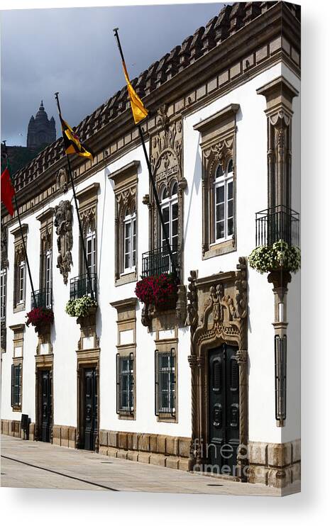 Portugal Canvas Print featuring the photograph Historic Viana do Castelo by James Brunker
