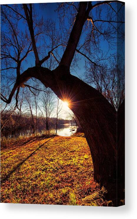 Landscapes Canvas Print featuring the photograph Hook or Crook by Robert McCubbin