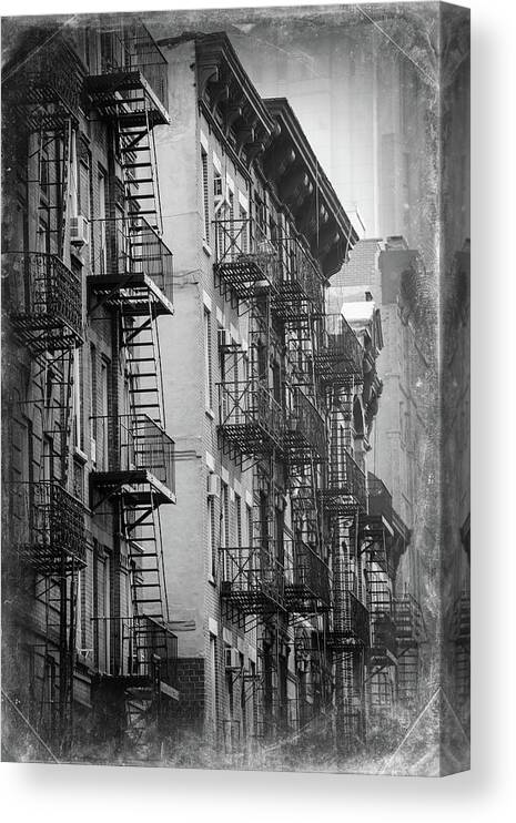 Steps Canvas Print featuring the photograph House Of Manhattan, New York City by Zodebala