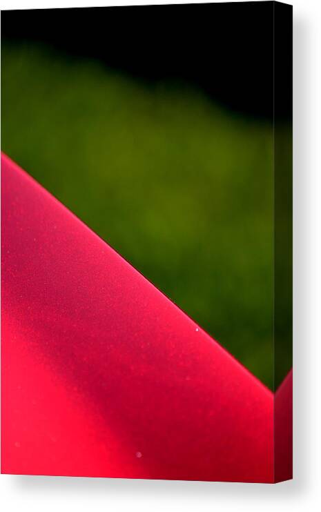 Red Hotrod Canvas Print featuring the photograph Hr158 by Dean Ferreira