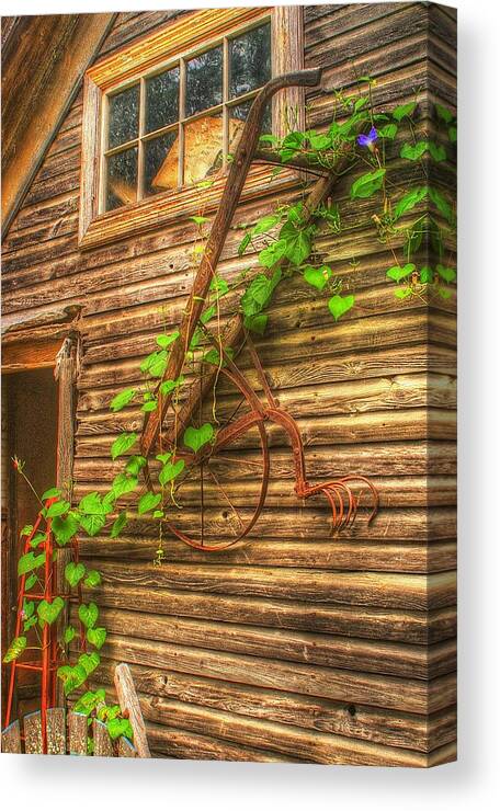 Barn Canvas Print featuring the photograph Hung to Rest by Randy Pollard