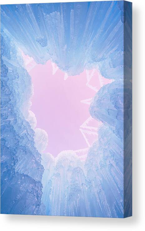 Ice Canvas Print featuring the photograph Ice by Chad Dutson