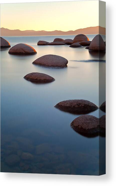 Landscape Canvas Print featuring the photograph In Line by Jonathan Nguyen