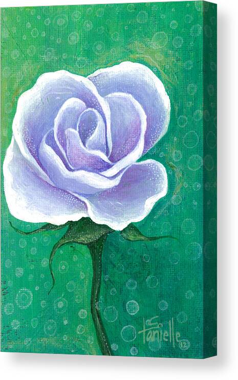 Floral Canvas Print featuring the painting Inner Beauty by Tanielle Childers