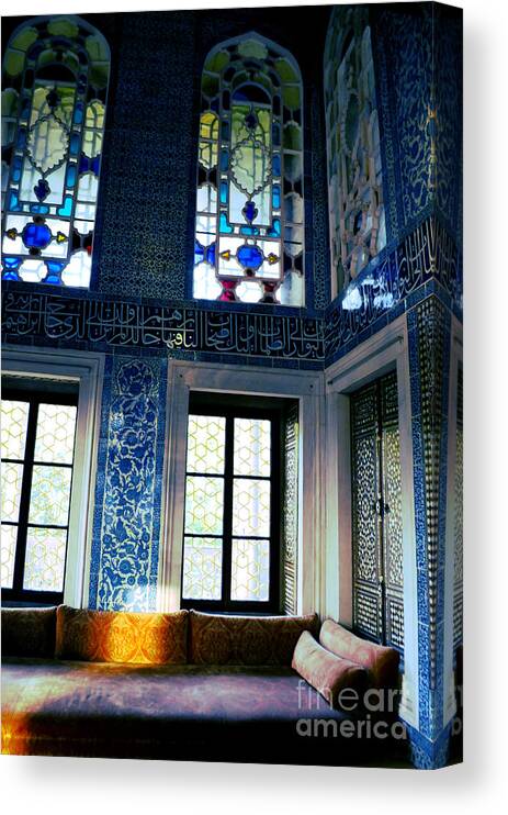 Palace Canvas Print featuring the photograph Istanbul - Topkapi Palace by Haleh Mahbod