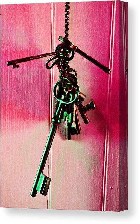 Key Canvas Print featuring the photograph Keyed by Holly Blunkall