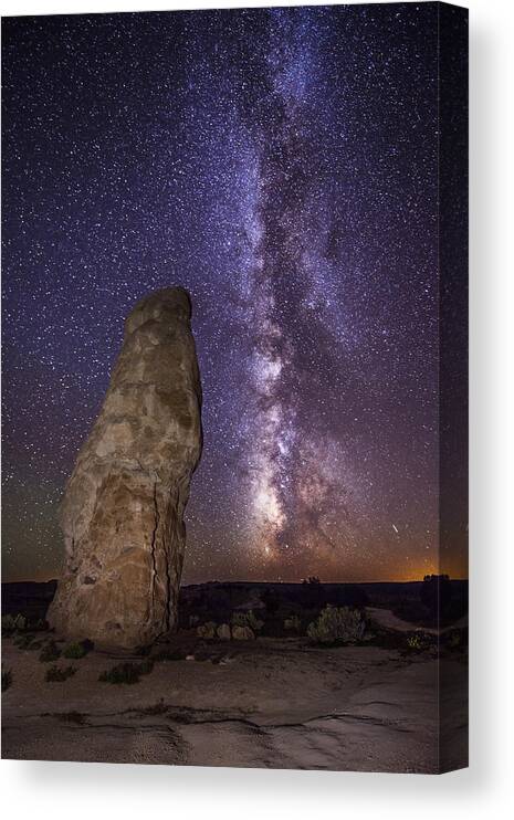 Kodachrome State Park Canvas Print featuring the photograph Kodachrome Galaxy by Dustin LeFevre