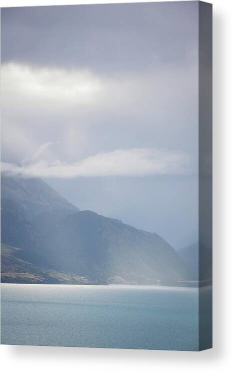 Scenics Canvas Print featuring the photograph Lake Wakatipu by Claire Takacs